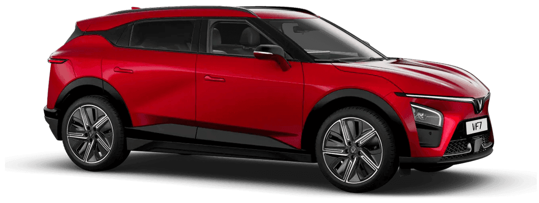 VinFast VF 7 màu đỏ Solar Ruby